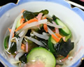 きゅうりとわかめの酢の物